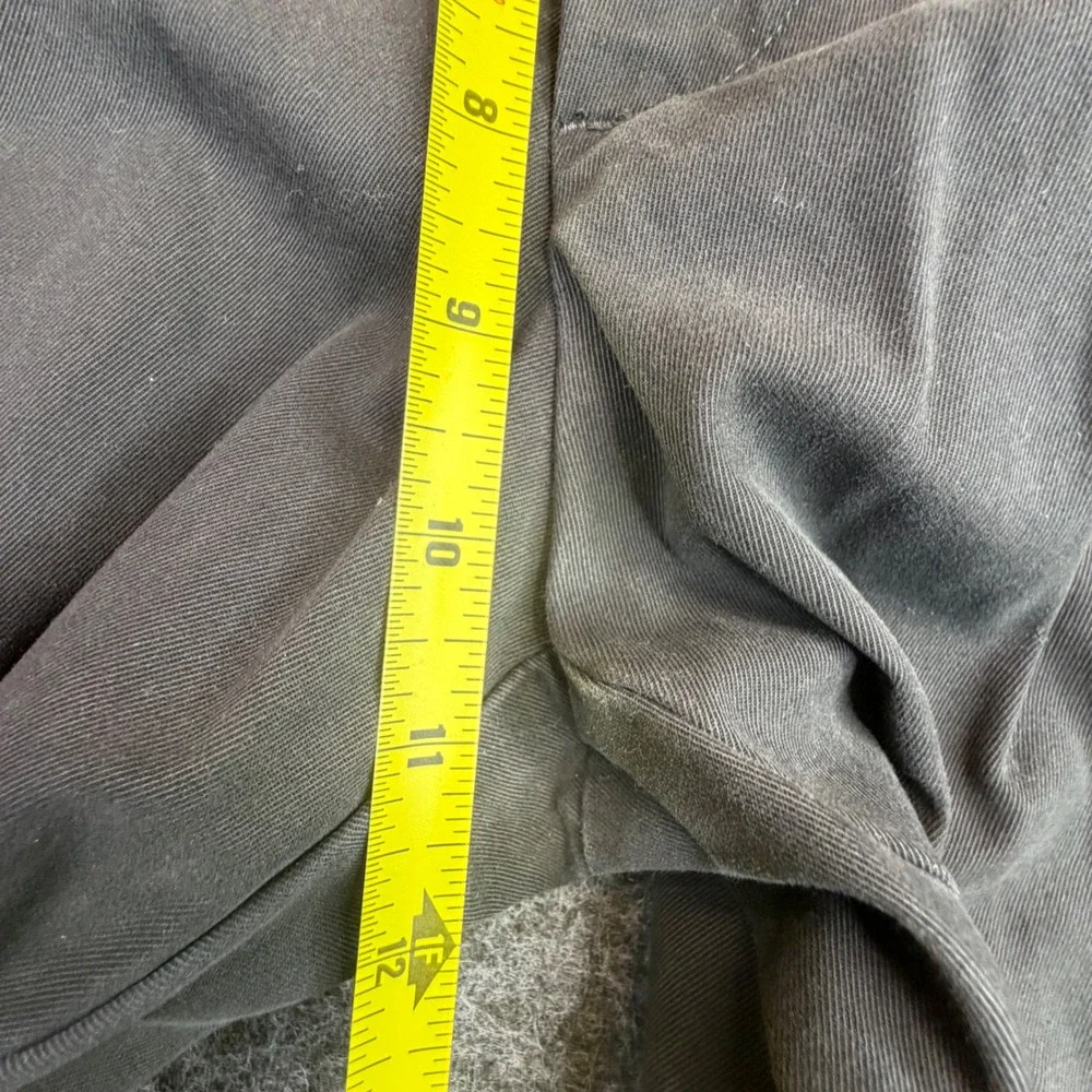 Banana Republic Gavin Chino Pants Mens 32x30 Black Straight Fit Cotton Inseam 29